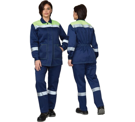 Изображение товара Костюм женский " Пантеон" Прабо синий/лимонный р-р 48-50/170-176 30120