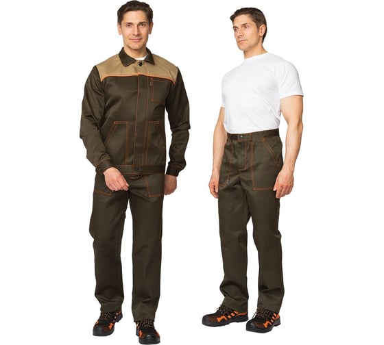 Изображение товара Костюм мужской " Молл" Прабо хаки/т.бежевый р-р 44-46/170-176 30076