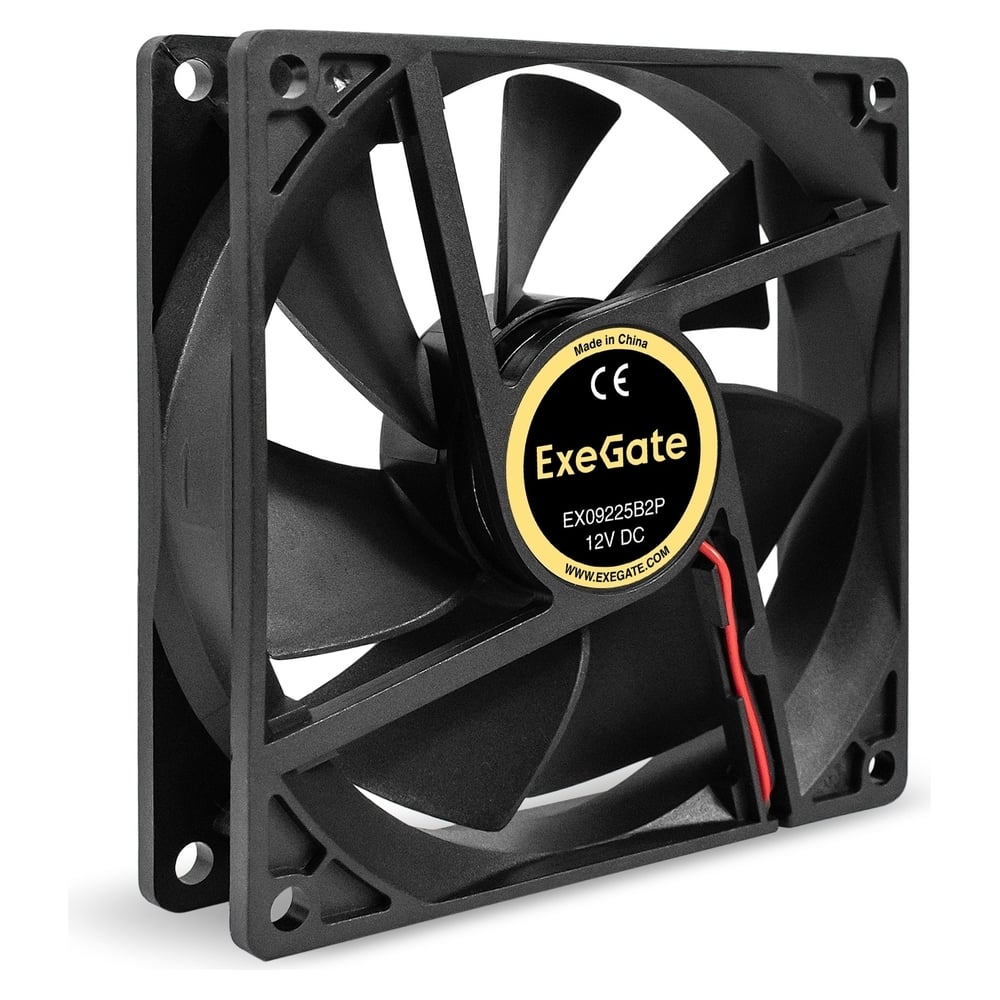 Изображение товара Вентилятор ExeGate EX09225B2P 12В DC 92x92x25 мм низкий уровень шума