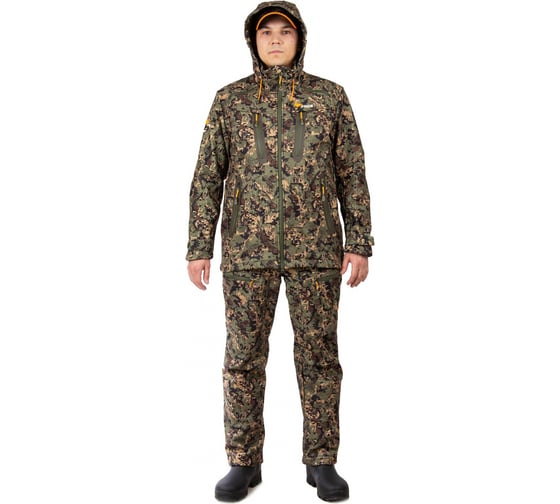 Изображение товара Костюм для охоты PRIDE Вольф Hunt-Shell, лес, р-р 44-46, рост 170-176 4610097087929