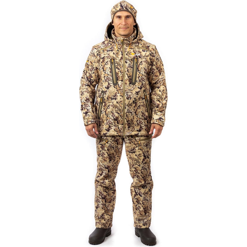 Изображение товара Костюм для охоты PRIDE Вольф Hunt-Shell, камыш, р-р 44-46