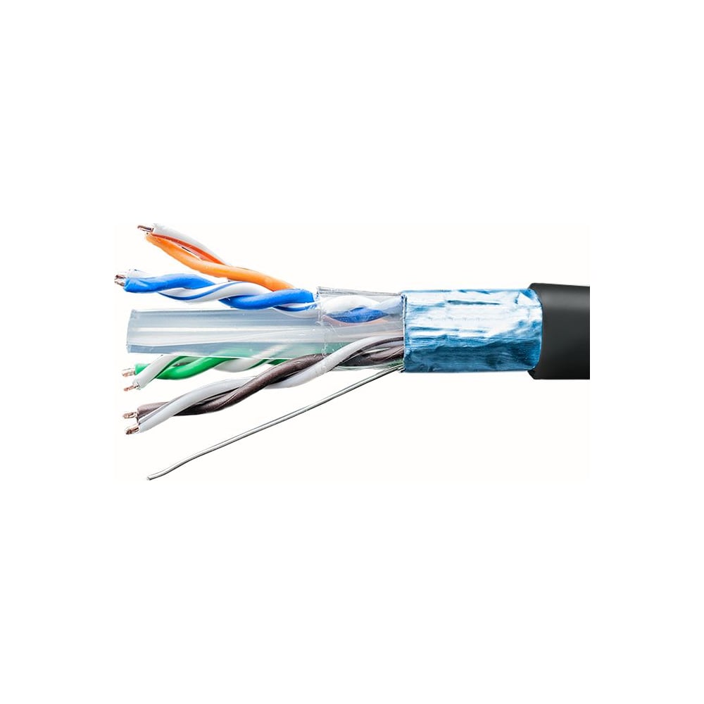 фото Кабель suprlan six f/utp cat.6 4x2xawg23 cu pe outdoor 305м 01-1018