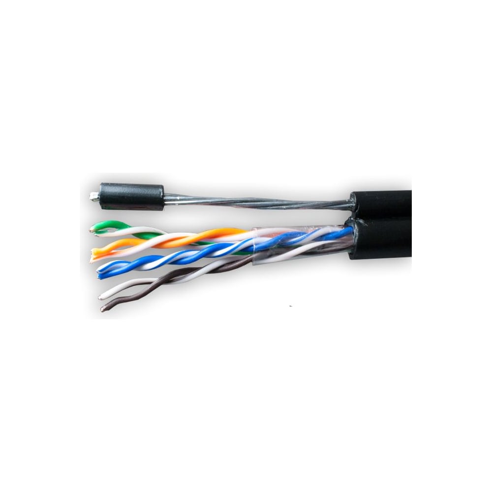 фото Кабель suprlan standard ftp cat.5e 4x2xawg24 cu pe outdoor t-fg8 /трос/ 305м 01-1026