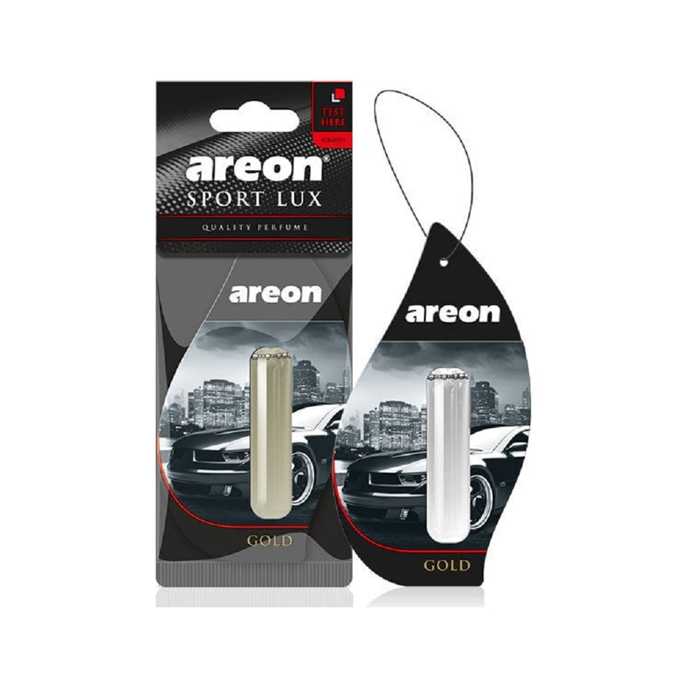 Изображение товара Ароматизатор Areon LIQUID LUX GOLD LX01 5 мл профессиональный для зеркала автомобиля