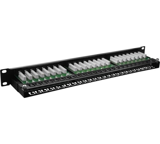 Изображение товара Патч-панель SUPRLAN, высокой плотности 19", 48хRJ-45, UTP, Cat.5e, 1U 10-0406