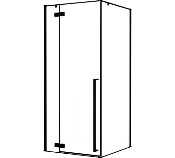 Изображение товара Душевое ограждение IDDIS Slide черный алюминиевый профиль SLI6BS0i23