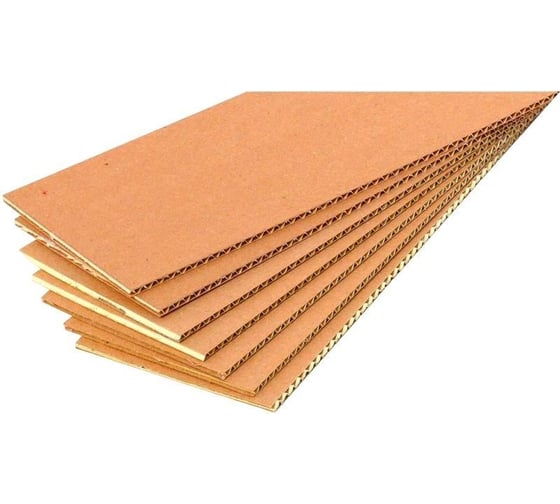 Изображение товара Гофрокартон ООО МАССА-КАРТОН 33 Т21В бурый, 1200x2000 мм, 5 шт. 0 1200200005