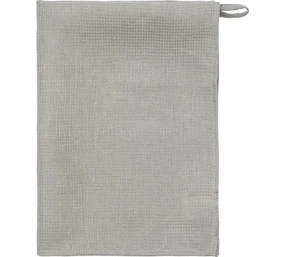 Изображение товара Набор из двух вафельных полотенец Tkano изо льна серого цвета Essential, 50x70 см TK22-TT0001