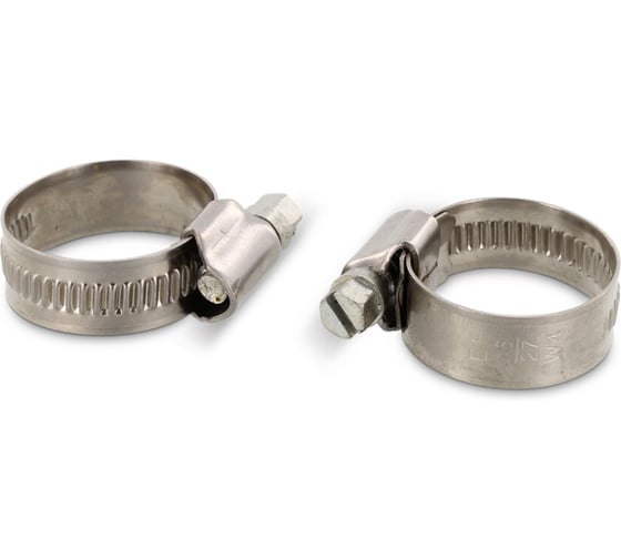 Изображение товара Хомут винтовой METIZ-A2 DIN3017 25-40/9, А4, нержавеющий 10 шт. 301742540/9 10