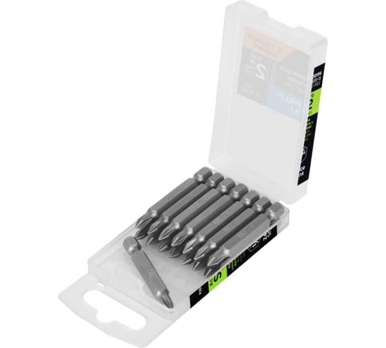 Изображение товара Набор профессиональных бит EXPERT сталь S2, 50 мм, PH1, 15 шт Truper 100194