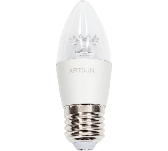 Изображение товара Лампа светодиодная ARTSUN LED B35 CR-7W E27 3000K