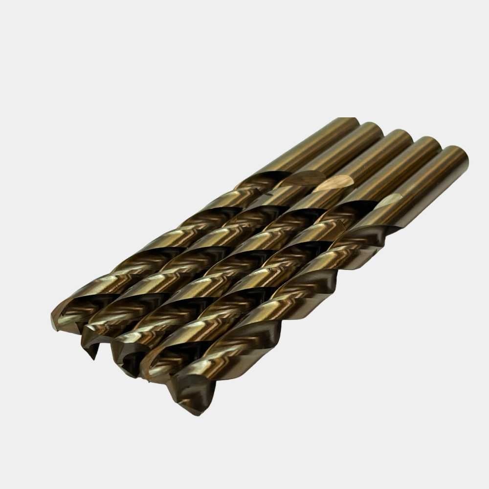 Изображение товара Сверло по металлу 5 шт, Р6М5К5, цилиндрический хвостовик, диаметр 9.2 мм, серия средняя, ГОСТ 10902