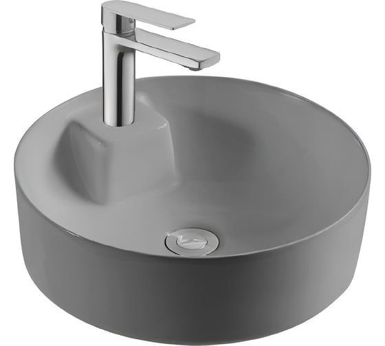 Изображение товара Раковина для установки на столешницу AQUATEK AQ5212-MG ЕВРОПА 405x405x140 матовый серый 00000136655