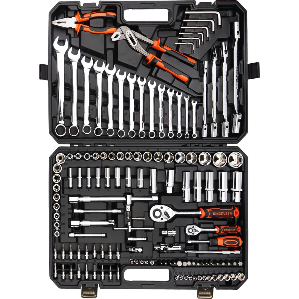 Изображение товара Набор инструментов KINGQUEEN 137 предметов полупрофессиональный с кейсом