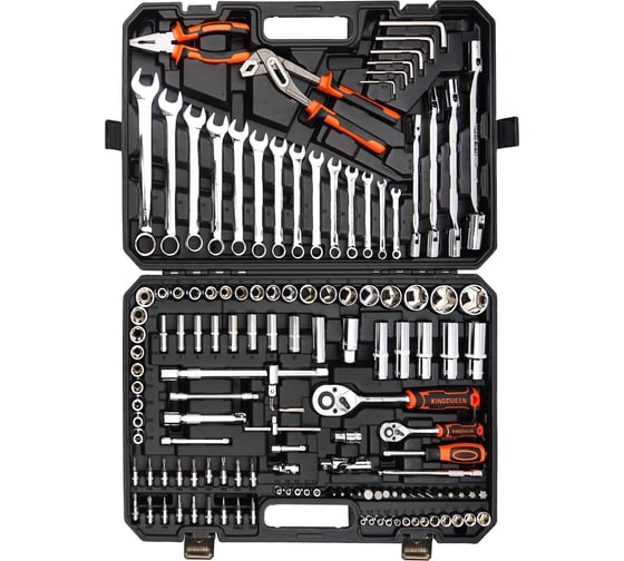 Изображение товара Набор инструментов KINGQUEEN, 137 предметов 0 9102 WIB-90012