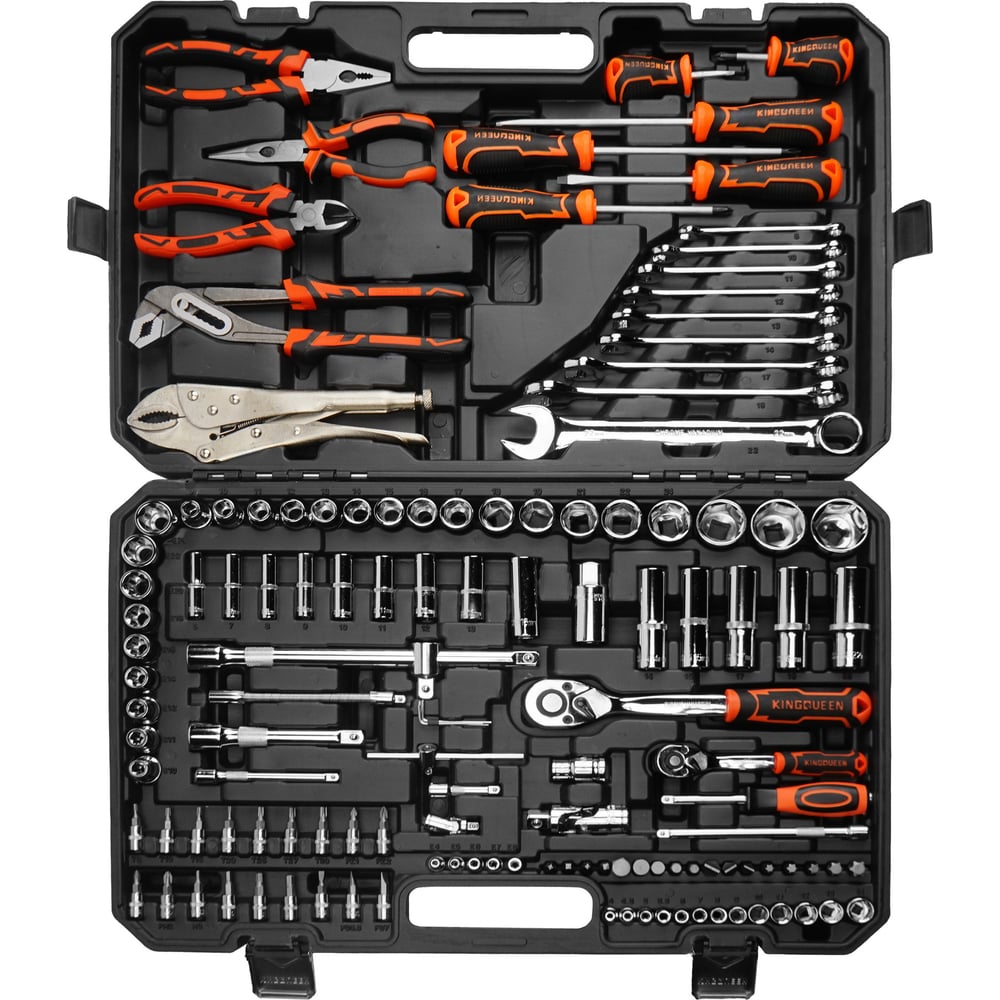 Изображение товара Набор инструментов KINGQUEEN 131 предмет, 72 зуба WIB-90014