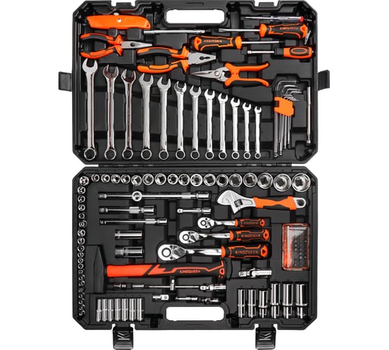 Изображение товара Набор инструментов KINGQUEEN 133 предмет, 72 зуба WIB-90007