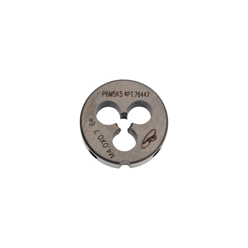 Изображение товара Плашка с кобальтом М4.0x0.7 ГОСТ 9740-71 P6M5K5 РОСИНСТРУМЕНТ