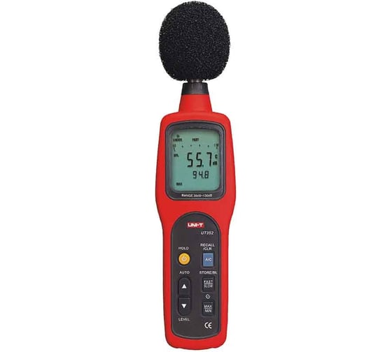 Изображение товара Цифровой измеритель уровня шума UNI-T UT352 шумомер 30 to 130dB 00-00001290
