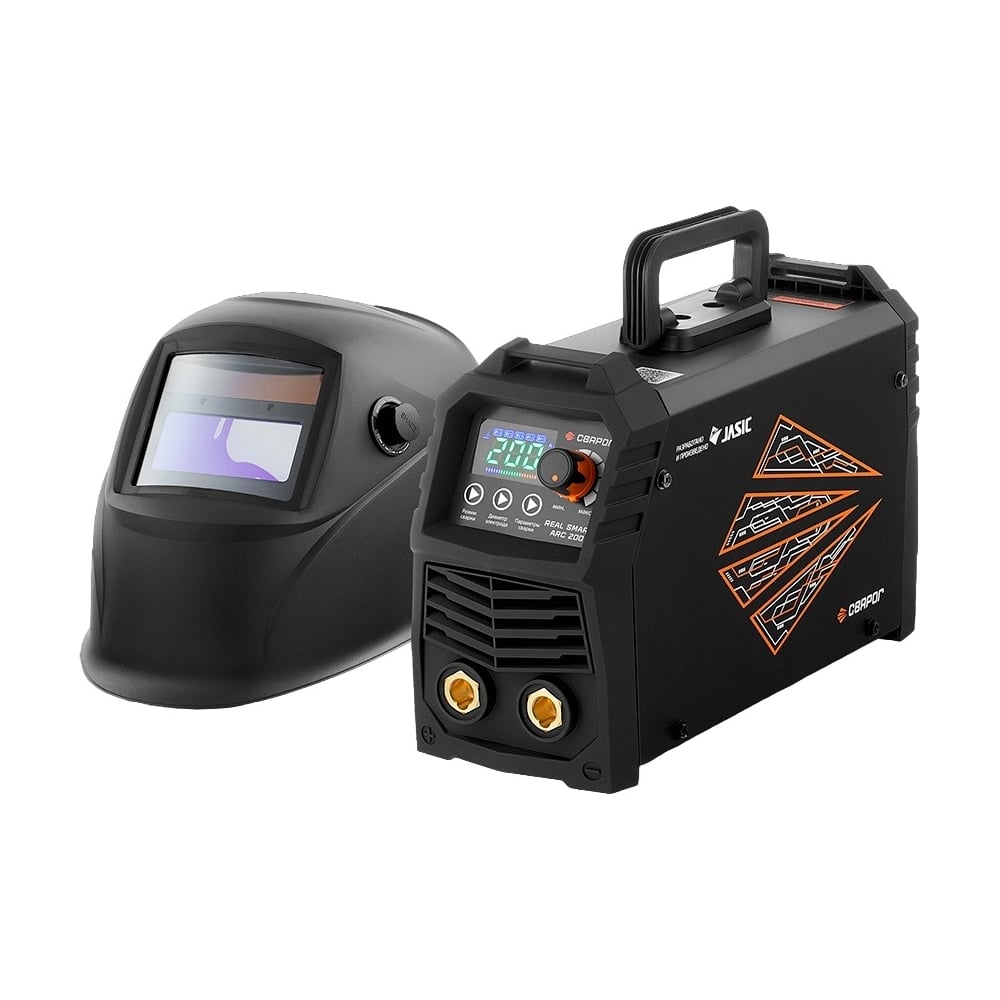 Изображение товара Сварочный инвертор Сварог ARC 200 REAL SMART Z28303 Black маска+краги 97886