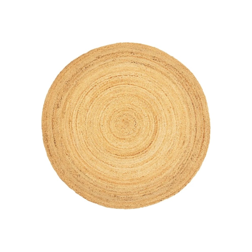 Изображение товара Круглый джутовый ковер Tkano Ethnic диаметром 90 см