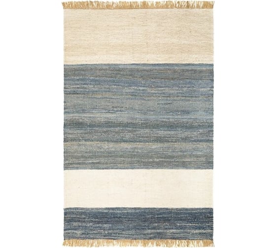 Изображение товара Ковер Tkano из джута, денима и шерсти Hyderabad Ethnic, 160x230 см TK23-DR0024