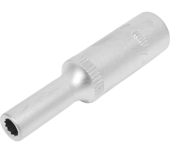 Изображение товара Головка торцевая глубокая 12-гранная S11S22040 4 мм, 1/4"DR THORVIK 054056