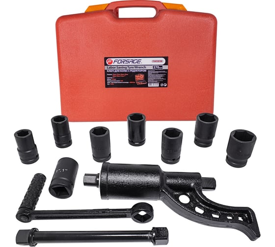 Изображение товара Ручной гайковерт с редуктором Forsage F-34122136(10918)