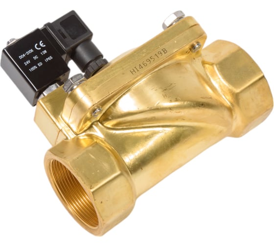 Изображение товара Электромагнитный клапан Ридан EV220WR, Ду 50, EPDM (вода, пар до 130 гр.С), нормально закрытый, 0,3…16 бар, с катушкой 24 В пост.ток 042U005002R