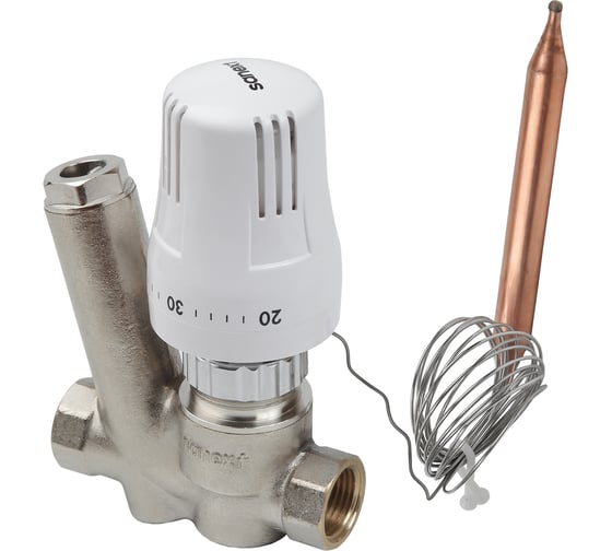 Изображение товара Термостатический балансировочный клапан SANEXT TV-L на циркуляцию, Ду15, ВР 1/2" 6618