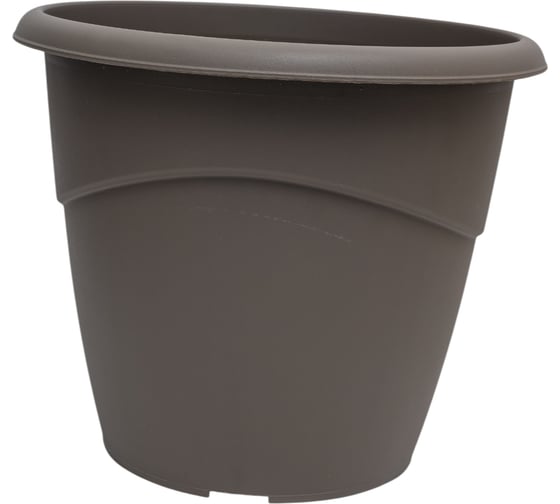 Изображение товара Цветочный горшок EDA MARINA круглый, диам. 35 см, объем 16 л. (Полипропилен PP) R018135 BR.T
