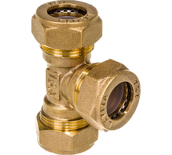 Изображение товара Тройник Lavita труба-труба-труба 3Т 15-15-15