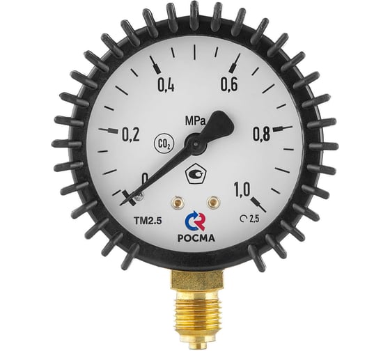 Изображение товара Манометр 1.0 МПа (углекислота), 63 мм, G1/4 ПТК 00000043086
