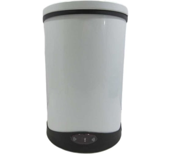 Изображение товара Ведро для мусора Homium Bin, с сенсором, цвет белый/черный bin36-58