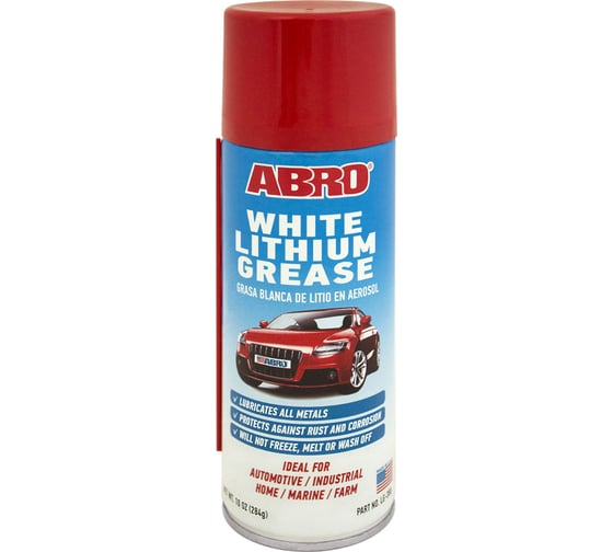 Изображение товара Смазка литиевая спрей ABRO 400 мл LG-380-CH-RW