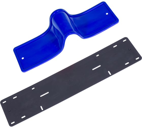 Изображение товара Силиконовая рамка номерного знака с адаптером DolleX синяя SPL-72