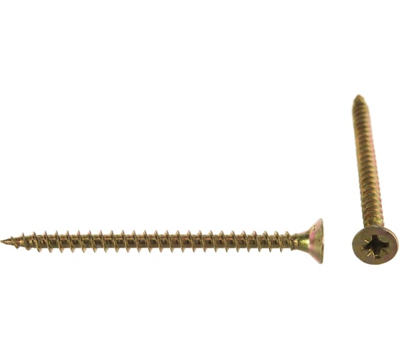 Изображение товара Шуруп VIPкрепеж желтый цинк 4,5х60 8шт 11370 VIP