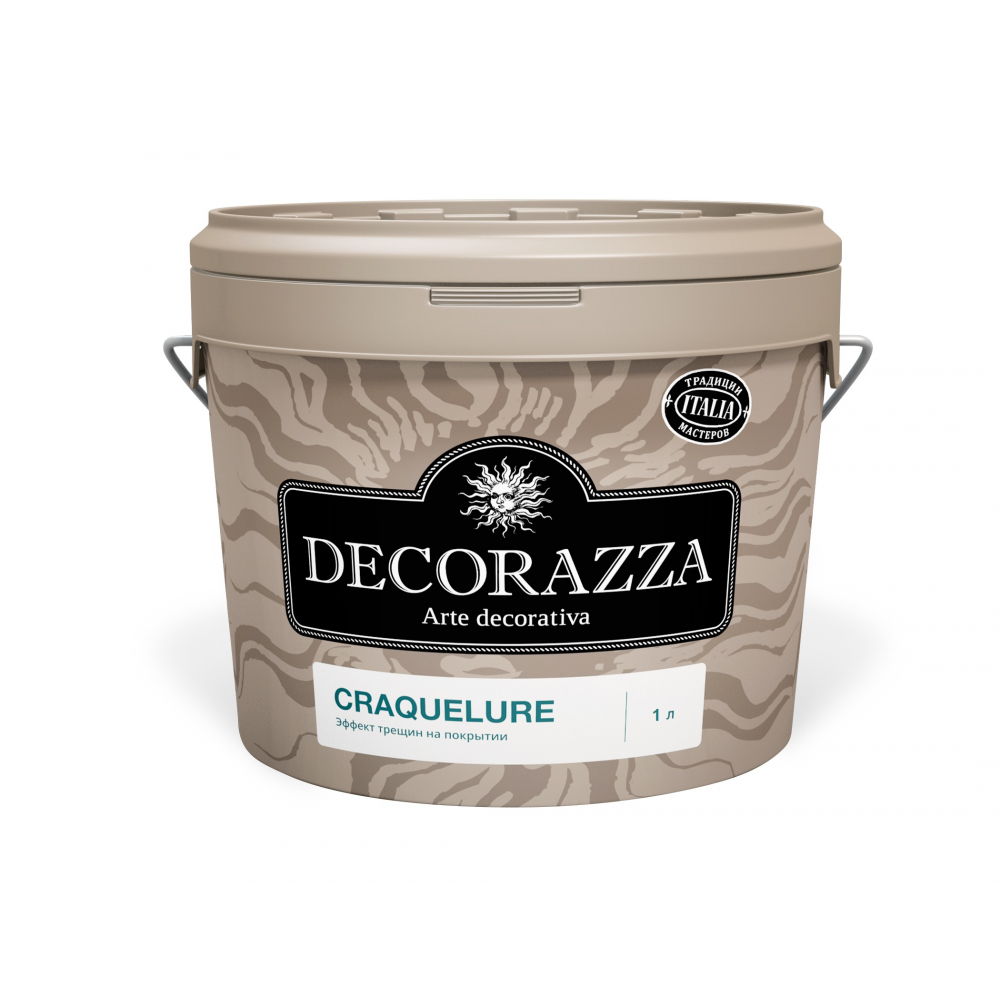 Декоративное покрытие для эффекта растрескавшейся краски Decorazza покрытие декоративное parade abella с перламутровым бисером 2 7 л