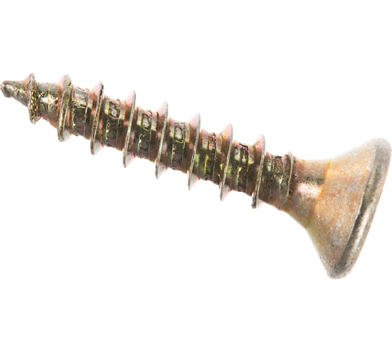 Изображение товара Шуруп VIPкрепеж желтый цинк 5,0х25 14шт 11378 VIP