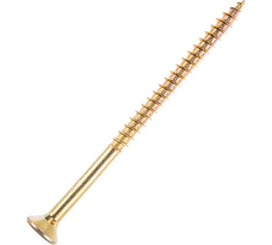 Изображение товара Шуруп VIPкрепеж желтый цинк 6,0х90 3шт 11412 VIP