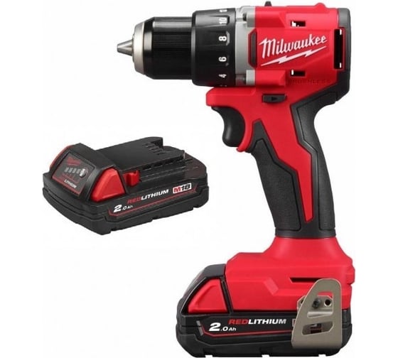 Изображение товара Аккумуляторная дрель-шуруповерт Milwaukee M18 BLDDRC-202C 4933492833