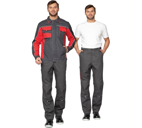 Изображение товара Костюм мужской Прабо " Бренд 1" 2020 т.серый/красный р-р 48-50/182-188 41011