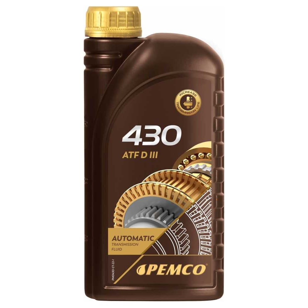 Изображение товара Масло PEMCO ATF Dextron3 iMATIC 430 синтетическое для АКПП 1л