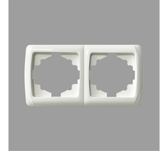 Изображение товара Рамка двойная горизонтальная ARTSUN OPTIMAL F-2G-W