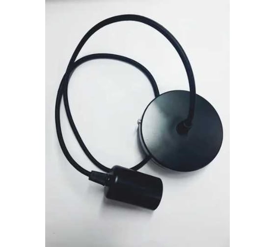 Изображение товара Декоративный подвесной светильник ООО ТД Агиро (патрон) чёрный PATRCHER