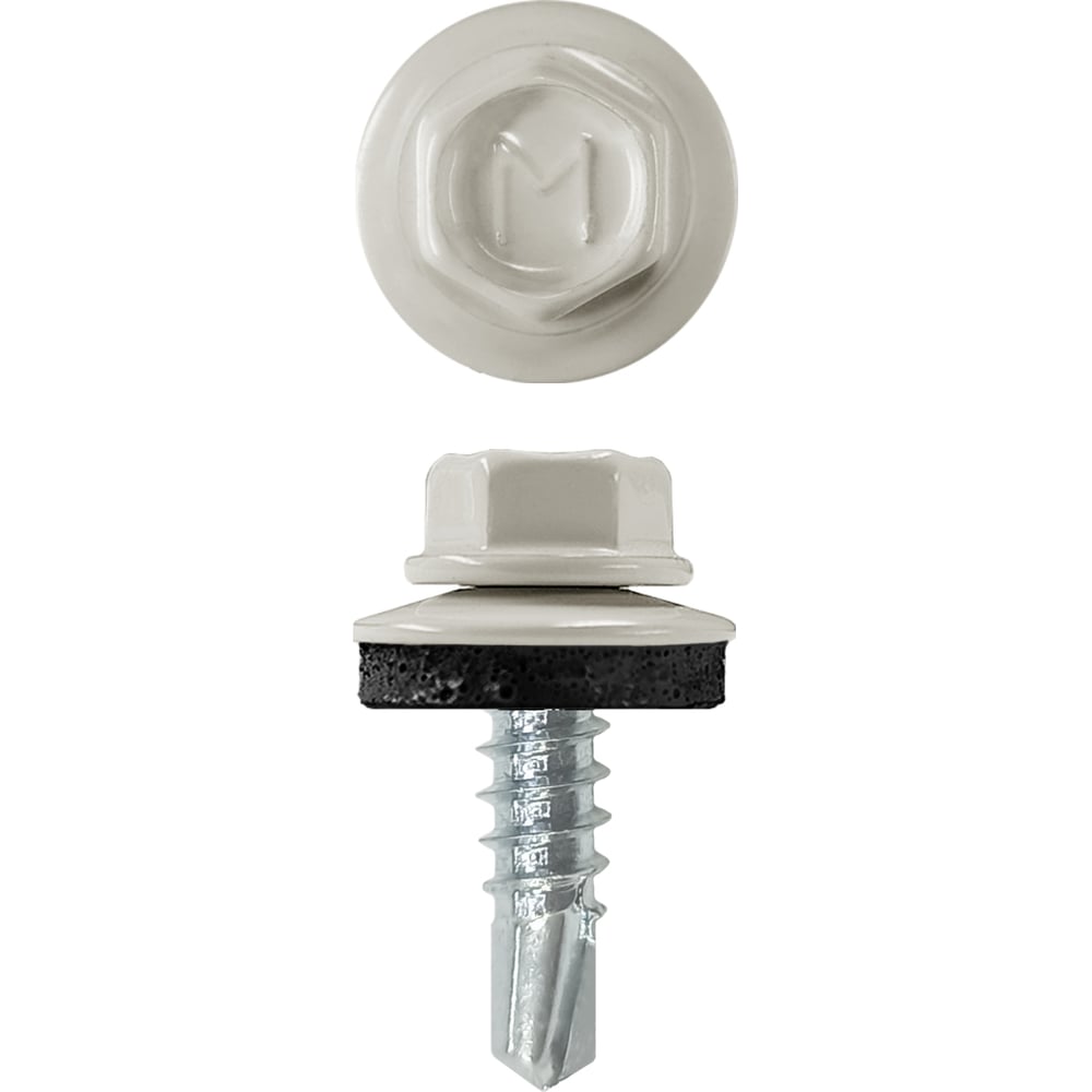 Изображение товара Кровельный саморез Daxmer 4,8x19 RAL 9002 - 250 штук