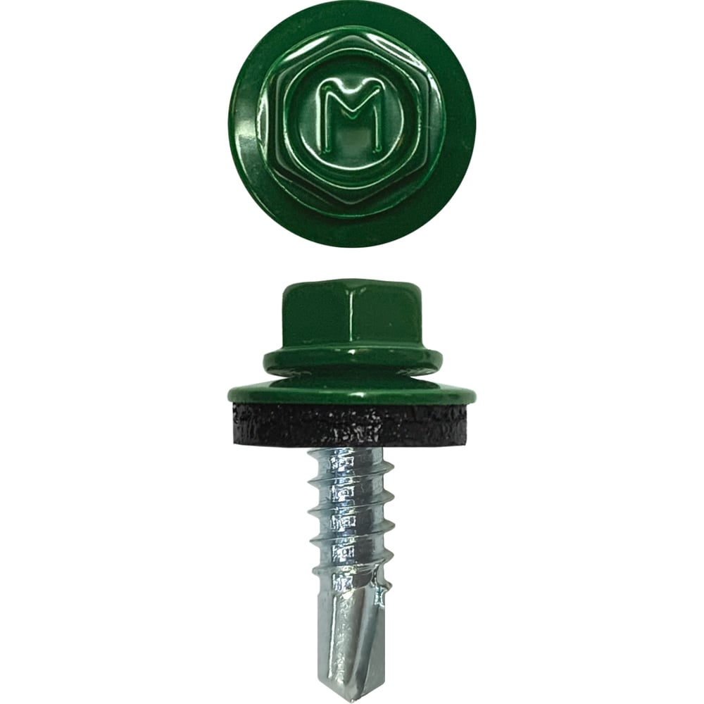 Изображение товара Кровельный саморез Daxmer 4,8x19 RAL 6005 250 шт для металлических кровель