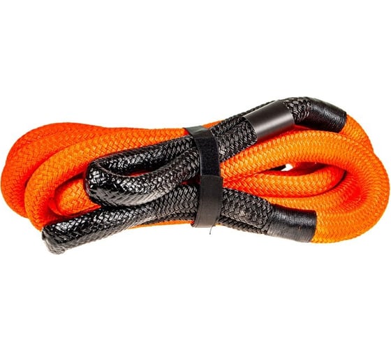 Изображение товара Трос буксировочный динамический 14000кг длина 6м, плетеный шнур 25мм KINETIC петля-петля в Megapower M-781406 031209