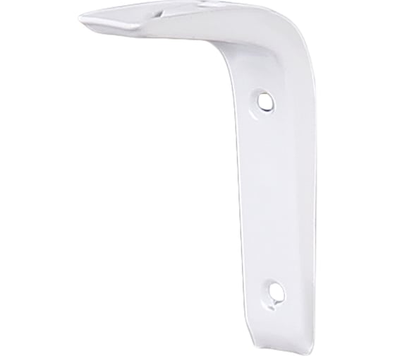 Изображение товара Кронштейн для полки Larvij Ренифорс, 100x75 мм, белый, 2 шт L7500WHx2