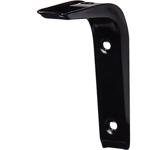 Изображение товара Кронштейн для полки Larvij Ренифорс, 100x75 мм, черный, 2 шт L7500BLx2